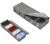 Non-women Fabric Under Bed Storage Bag Shoes Clothes Organizer Container for Clothes Shoes Toys Blankets