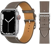 Leather Watch band for Apple Watch Straps 46mm 44mm 41mm 45mm 38-42mm 40mm 49mm bracelet iWatch series 10-Ultra 9-8-7-SE-6-5-4-3
