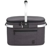 Cesta de picnic de 22 l, cesta de picnic para 2 personas, nevera portátil, bolsa de playa para picnic familiar