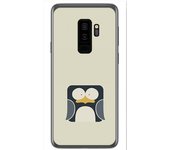 Tumundosmartphone Funda Gel Tpu para Samsung Galaxy S9 Plus Diseño Pingüino Dibujos
