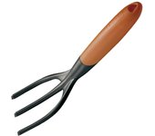 Plastiken 10023 - Horquilla de Jardín de 3 Púas, Resistente y Ergonómica. Colección TERRA