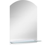 vidaXL Espejo de Pared con Estante de Vidrio Templado para Maquillaje Dimensiones 20 x 40 cm,  30 x 50 cm,  40 x 60 cm y mas