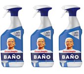 Don Limpio Limpiador de Baño Pack x3 (800 ml c/u) | Eliminación Efectiva de Suciedad y Cal en Sanitarios, Azulejos y Superficies del Baño | Frescura y Limpieza Profunda