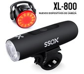 XOSS XL-800 Bike Light Headlight Waterproof USB Rechargeable Road MTB Front Lamp Bicycle Light Aluminum Ultralight Flashlight