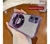 Gradient Glitter CD Ring Phone Case for OPPO Reno 11 10 8 7 6 5 4 Lite 2F 2Z 4Z 5Z 6Z 7Z 8Z 8T 5G FIND X3 X5 Lite X6 Pro Cover
