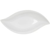 Quid Fuente Porcelana 31X14.5X5.5CM Blanco Brillo Apto Microondas