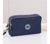 Portable Zipper Cell Phone Wallet, Travel 3-in-1 Zipper Men's Clutch Bag