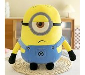 30CM Minion Pillow Movie Peripheral Yellow Plush Bob Plush Stuffed Toy Jeans Soft Doll Pillow Decoration Children's Birthday Gif