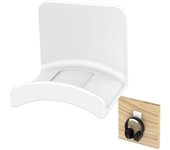 Headphone Mount Hanger Holder -  Strong Adhesive Headset Hook Stand for Gaming Headphone & Controller up to 2.2lb,White