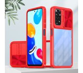 Shockproof Transparent Case for Redmi Note 12 11 10 9 11E 11S 10T 4g 5g Pro Max Slide Metal Camera Protective Cover