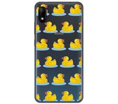 Tumundosmartphone Funda Gel Transparente para Wiko Y70 diseño Pato Dibujos