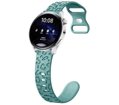 20mm Band for Samsung Galaxy Watch 7/FE/5 pro/4/6 classic Silicone correa Sport Engraved leopard bracelet Huawei GT5-4-3-2 Strap