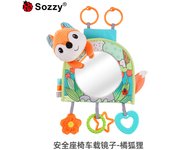 Asiento de seguridad para bebé recién nacido Sozzy, colgante para coche, espejo de observación, espejo divertido, juguete