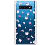 Funda original compatible con Samsung Galaxy S10 Plus - Hello Kitty Patron Flower