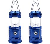 Lámpara Camping LED Recargable Solar Portátil Impermeable, 2/1 Unids, interior Pilas, interior Pilas, Cargador solar para moves