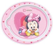 Colorbaby Plato Ovalado Apto para Microondas Minnie 20,2 X 13,2 X 2,2 Cm - Resistente Al Calor