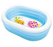 PISCINA HINCHABLE  INTEX My Sea Friends 163x107x46 Cm - 230 Litros