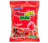 COLOMBINA- BON BON BUM DIFERTENES SABORES BOLSA DE 24 UND.
