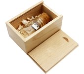 JASTER Glass Drift Bottle With Cork USB Flash Drive Transparent Pendrive 8GB 16GB 32GB 64GB 128GB Fashion Current Gift Pen Drive