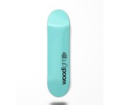 Monopatín skate skateboard deck tabla Wood light Basic sky blue black (8.25)