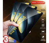 3PCS Full Cover Tempered Glass For POCO F6 Pro X6 X4 X5 M6 Pro C65 M4 M3 M5S F5 X4 X3 NFC GT Screen Protector Protective Glass
