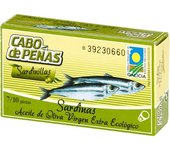 PACK 4 UDS. - Sardinillas en Aceite de Oliva Virgen Sin Gluten Eco 90g Cabo De Peñas