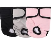 Pañales reutilizables para Perros, paquete de 3, pantalones ajustables para Perros, pantalones abrapentes para Perros, pantalones type physiologico