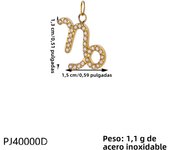 Hot cross-border 12 birthstones and 12 Constellations pendant accessories DIY universal chain combination, fashion DIY gifts