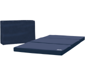 Asalvo Colchón de 120x60 cm para Cuna de Viaje – Plegable en 3 Partes, Espuma de Alta Densidad, Funda Lavable y Bolsa de Transporte Incluida