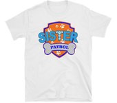 Dog Patrol Shirt Men's Women's Clothing Funny Gift Birthday Party Family Clothing T-Shirt Size Birthday Kid Gift Top Tee Shirt