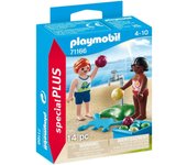 Playmobil niños con globos de agua