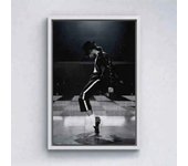 80s Pop Singer Michael Jackson Poster Aesthetics Music Album Cover THRILLER Scream Cat Canvas Print for Wall Art Home Room Decor