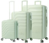 Juego de Maletas Trolley Meadow Mist - Bazy + - Diseño Aerodinámico y Futurista - Ruedas con Giro 360 - Totto España