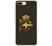 Funda original compatible con iPhone 7 Plus | RC Deportivo Escudo Oro | TPU MATE