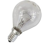 Genérico NO MARCA Bombilla Incandescente Esferica Clara 60W E14 240V EDM 35127 - Ahorro de Energía