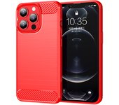 Rubber Carbon Fiber Soft TPU Silicone Back Cover For iPhone 15 14 Pro Max 13 12 11 Xs Max XR 7 8 Plus 13mini 15Plus Phone Cases