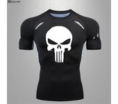 Men's Shirt Gym Workout Fitness Compression Shirts Rash Guard Short Sleeve Undershirts Baselayer Athletic Tshirt Tees Tops Mens