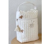 Baby Diaper Bag Reusable Embroidery Mommy Bag Caddy Organizer Bottle Nappy Storage for Newborn Baby Items Maternity Bag Handbags