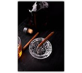 Fashion Bar Restaurant Wall Art Wine Glass Canvas Painting Whisky Bottle Cigar Aesthetic Poster for Living Room Home Decor