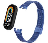 Stainless steel strap for Xiaomi Smart band 9/nfc stainless steel mesh metal buckle, strap for miband 8 replacement strap