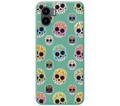Funda Silicona Líquida Verde compatible con Xiaomi Redmi A2 diseño Catrina Dibujos