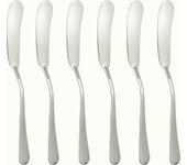 WAI 2 MARKET - Juego de Cuchillos para Untar Mantequilla de Acero Inoxidable - Disponibles en Sets de 6, 12 y 36 Piezas, Punta Redonda, Perfectos para Pan, Mermelada, Queso y Uso Diario - Alta Calidad, Resistente y Apto para Lavavajillas