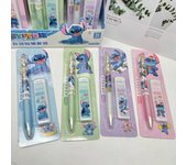 4/24pcs Disney Stitch Mechanical Pencil Set Cute 0.5mm Press No-Sharp Pencil Stationery Gift Wholesale