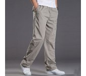 Mens casual Cargo Cotton pants men pocket loose Straight Pants Elastic Work Trousers Brand Fit Joggers Male Super Large Size 6XL