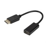Adaptador de cable compatible con DP a HDMI, macho a hembra, para ordenador portátil HP/DELL, convertidor de cable DisplayPort a HDMI 1080P.