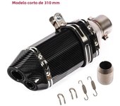 51mm Universal Accessories Motorcycle Exhaust pipe Modified Muffler Pipe echappement moto db killer For XJ6 MT07 09 03