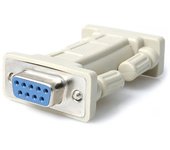 StarTech.com - Adaptador de Módem Nulo Serie RS232 DB9- H/H NM9FF