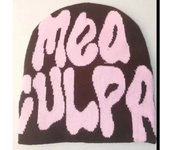 Gorros hombres mujeres calidad lana Cap caliente Kpop moda cien tomar lana Cap Ins nuevo neto rojo diseño Y2K meaculpa Beanie