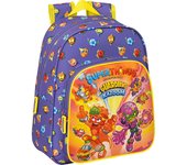 SAFTA - SUPERTHINGS Mochila Infantil Diseño Único y Licencia Oficial Adaptable a Carrito Portamochilas - Mochila Bolsillo lateral portabotellas con Hombreras ergonómicas y acolchadas - Mochila Bolsillo frontal de gran formato - Mochila diseño único
