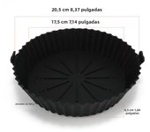 Silicone Air Fryer Baking Tray Reusable Baking Basket Grill Pan Food-grade Non-stick Fryers  Baking Pan Kitchen Accessories